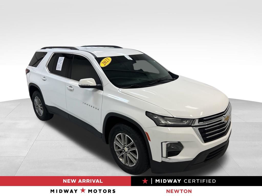 Summit White 2023 Chevrolet Traverse LT Leather FWD SUV / Crossover Front-Wheel Drive 9-Speed Automatic