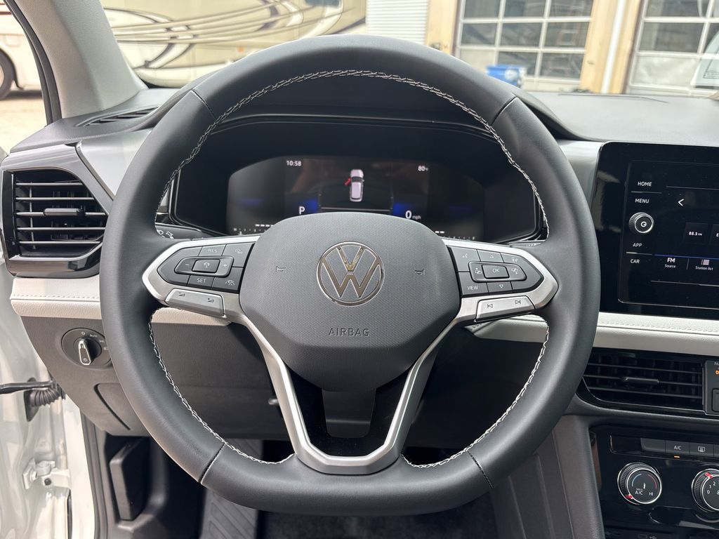 2026 Volkswagen Taos 1.5T S White at DeMontrond Automotive Group