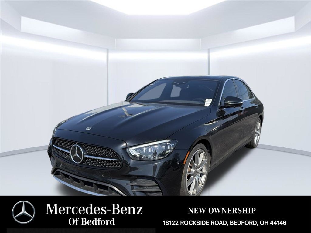 Obsidian Black 2022 Mercedes-Benz E-Class Sedan All-Wheel Drive 9-Speed Automatic