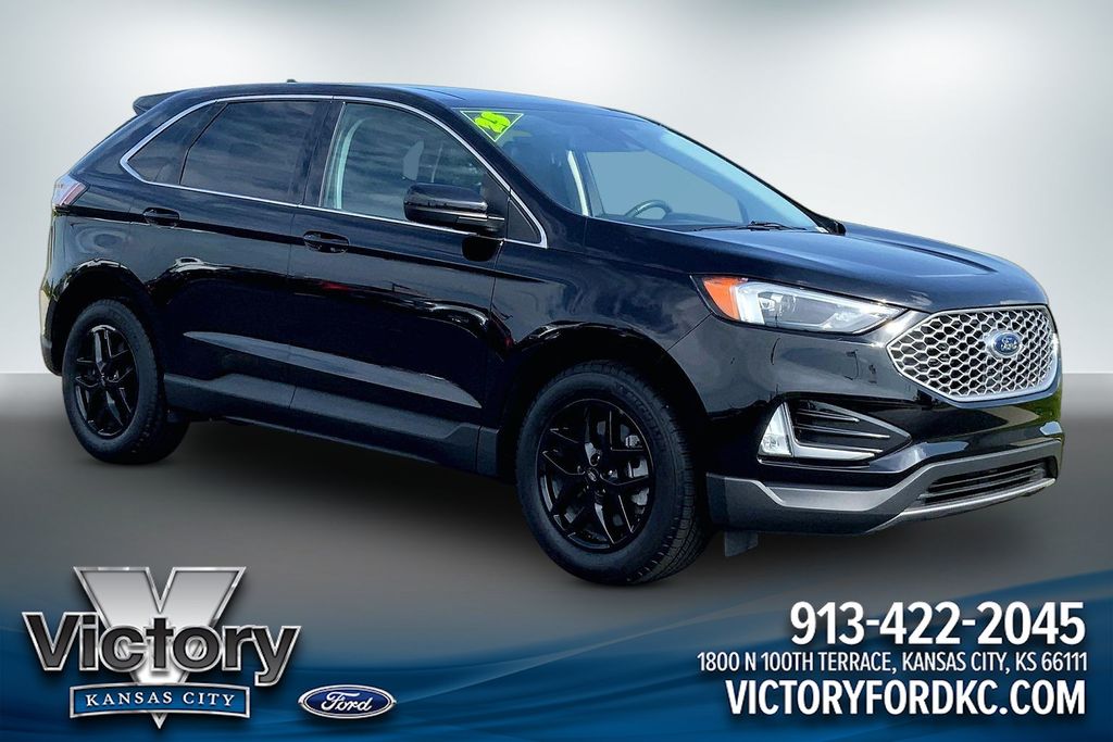 Agate Black Metallic 2023 Ford Edge SUV / Crossover All-Wheel Drive 8-Speed Automatic