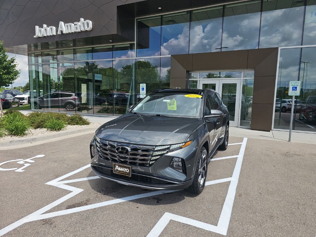 Amazon Gray 2022 Hyundai Tucson Hybrid SUV / Crossover All-Wheel Drive 6-Speed Automatic