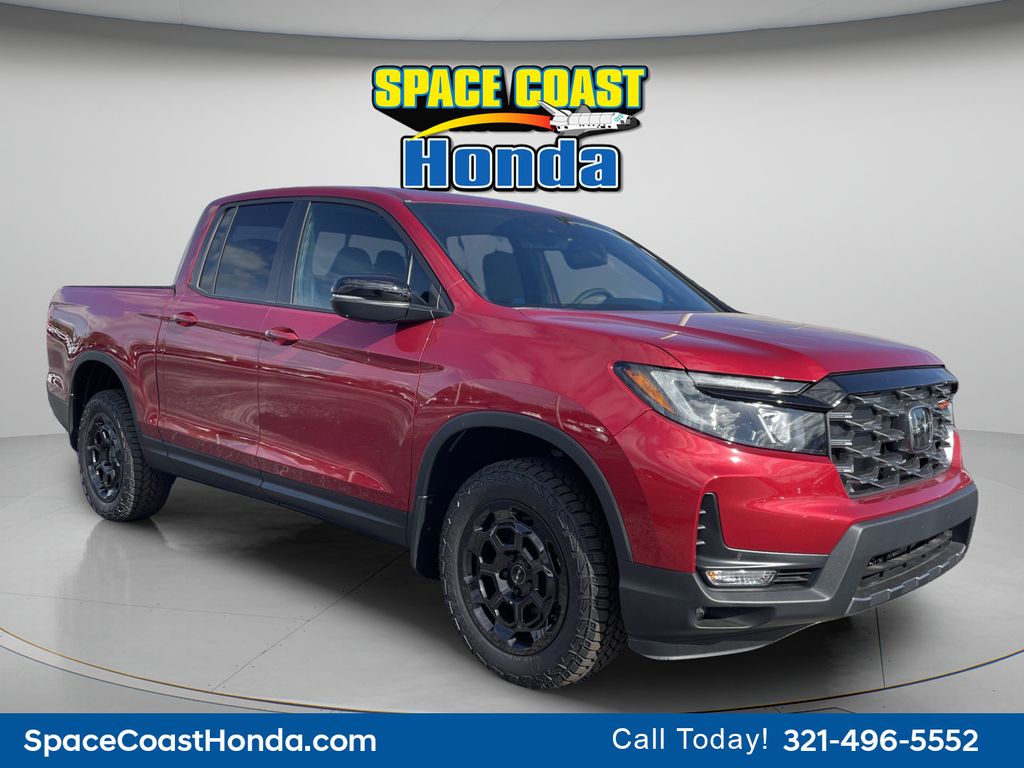 Radiant Red 2026 Honda Ridgeline Pickup Truck All-Wheel Drive 9-Speed Automatic