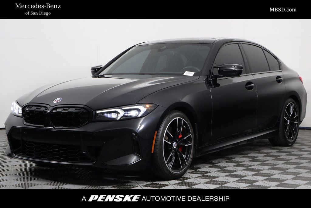 Black Sapphire Metallic 2023 BMW 3 Series Sedan Rear-Wheel Drive 8-Speed Automatic
