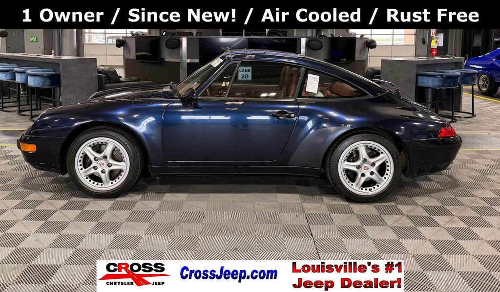 Blue 1996 Porsche 911 Carrera Coupe RWD Coupe Rear-Wheel Drive Automatic