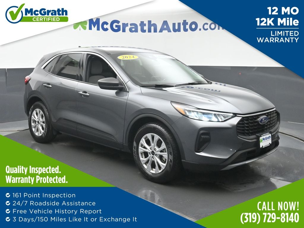Gray Metallic 2024 Ford Escape Active FWD SUV / Crossover Front-Wheel Drive 8-Speed Automatic