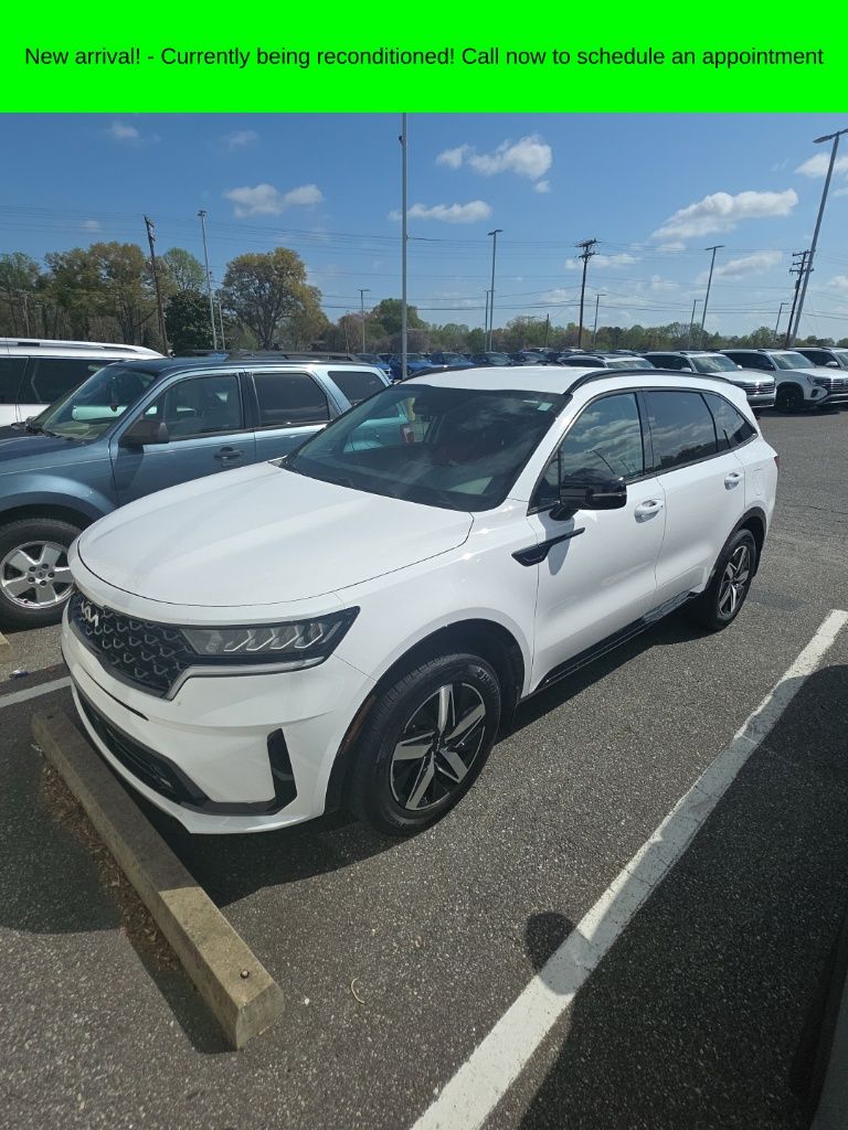 Glacial White Pearl 2022 Kia Sorento EX FWD SUV / Crossover Front-Wheel Drive 8-Speed Dual Clutch