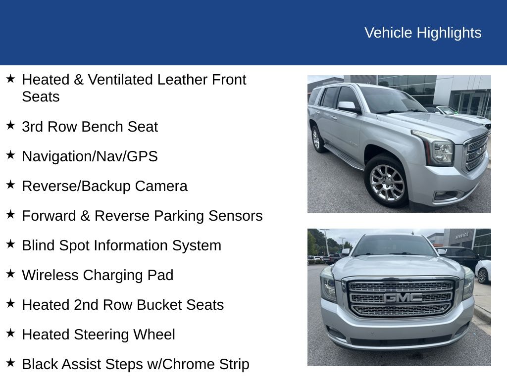 2015 GMC Yukon SLT