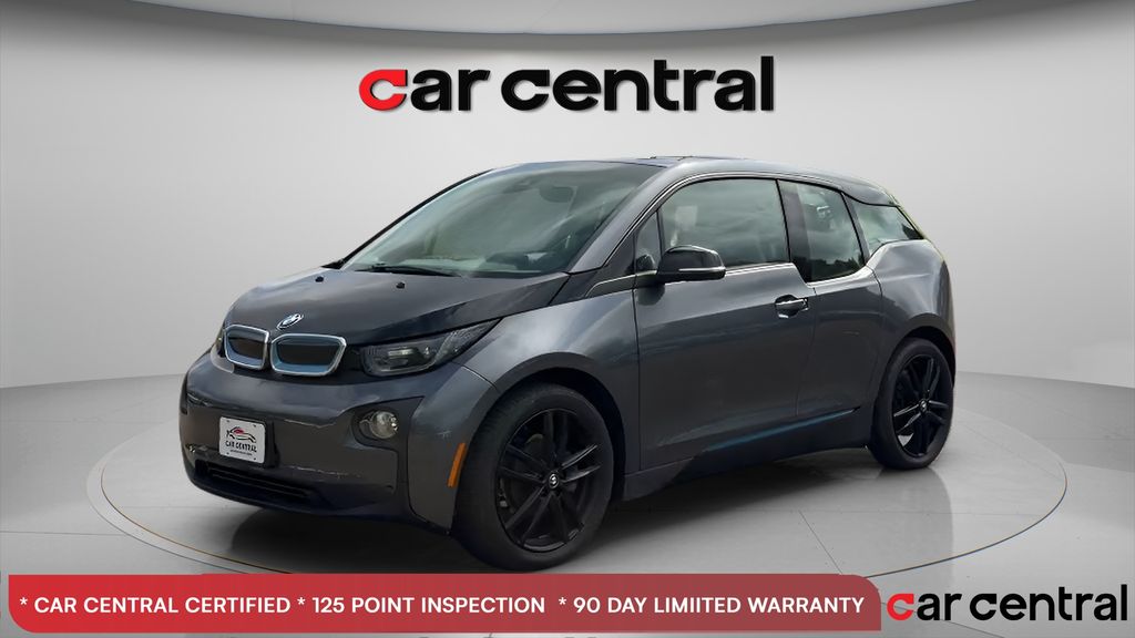 Mineral Gray w/BMW i Frozen Blue Accent 2016 BMW i3 Wagon Rear-Wheel Drive Automatic