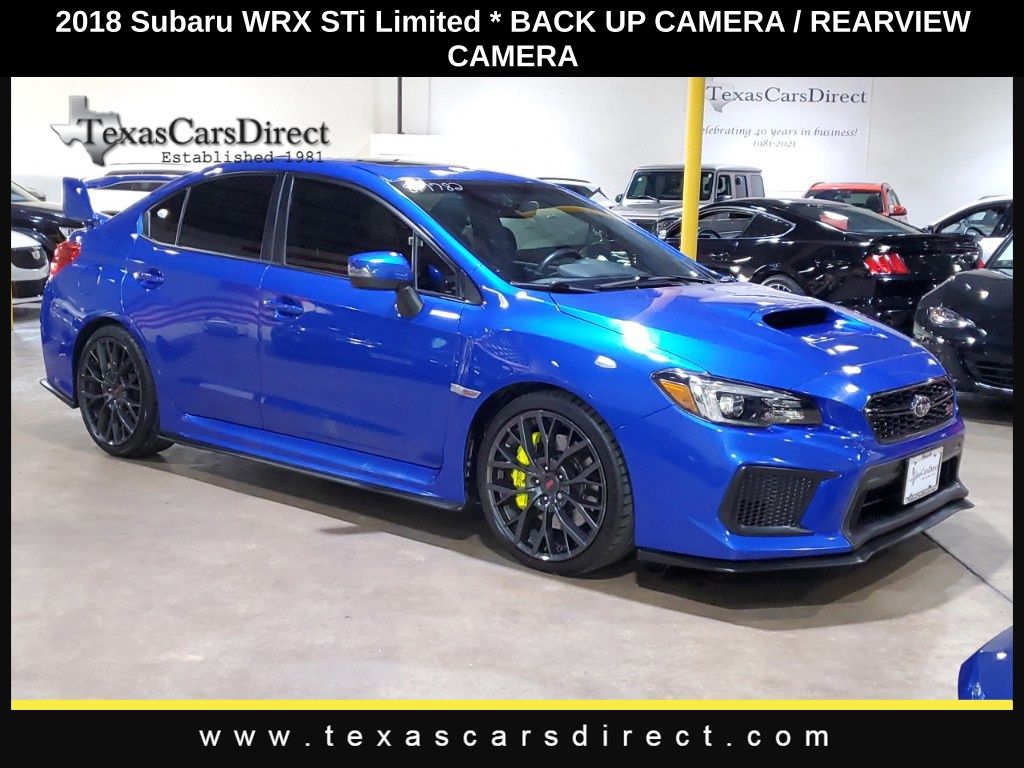 2018 Subaru WRX STi Limited 3