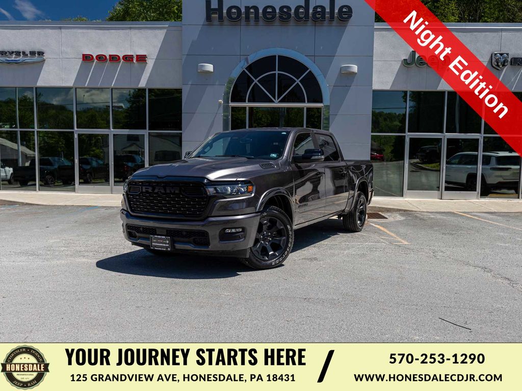 Gray (Granite Crystal Metallic Clearcoat) 2026 RAM 1500 Pickup Truck Four-Wheel Drive 8-Speed Automatic