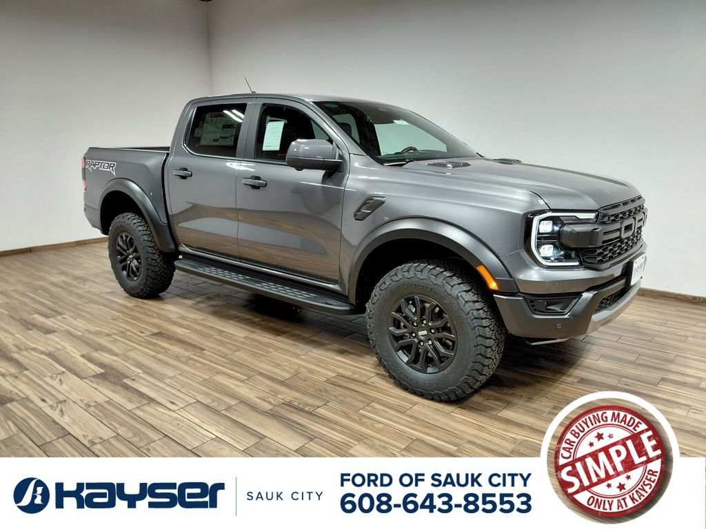 Gray Metallic 2026 Ford Ranger Pickup Truck Four-Wheel Drive Automatic