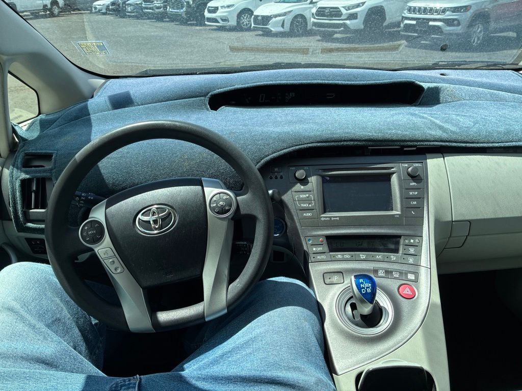 Black 2014 Toyota Prius Hatchback Front-Wheel Drive Continuously Variable Transmission
