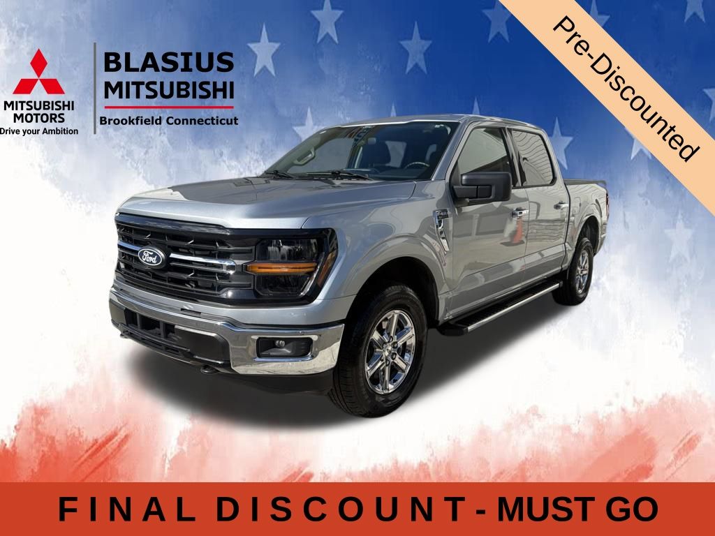 Silver 2025 Ford F-150 Pickup Truck Four-Wheel Drive Automatic
