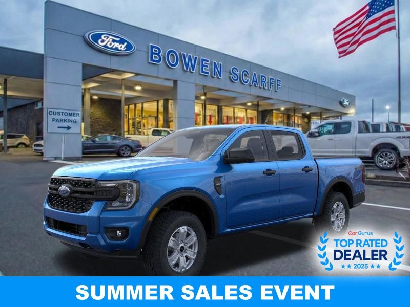 Velocity Blue Metallic 2026 Ford Ranger Pickup Truck Four-Wheel Drive Automatic