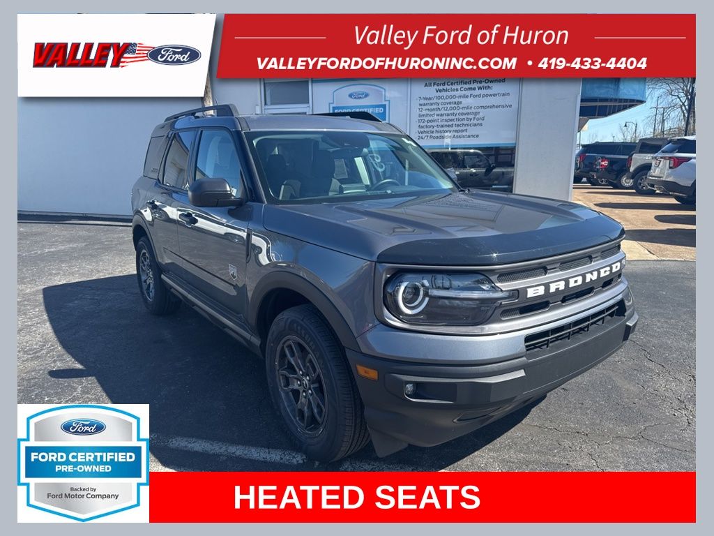 Gray Metallic 2022 Ford Bronco Sport Big Bend AWD SUV / Crossover All-Wheel Drive 8-Speed Automatic