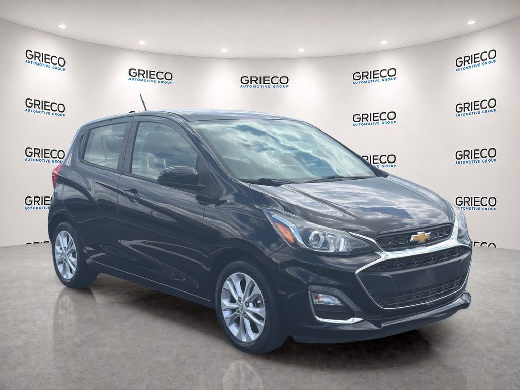 Mosaic Black Metallic 2019 Chevrolet Spark Hatchback Front-Wheel Drive Continuously Variable Transmission
