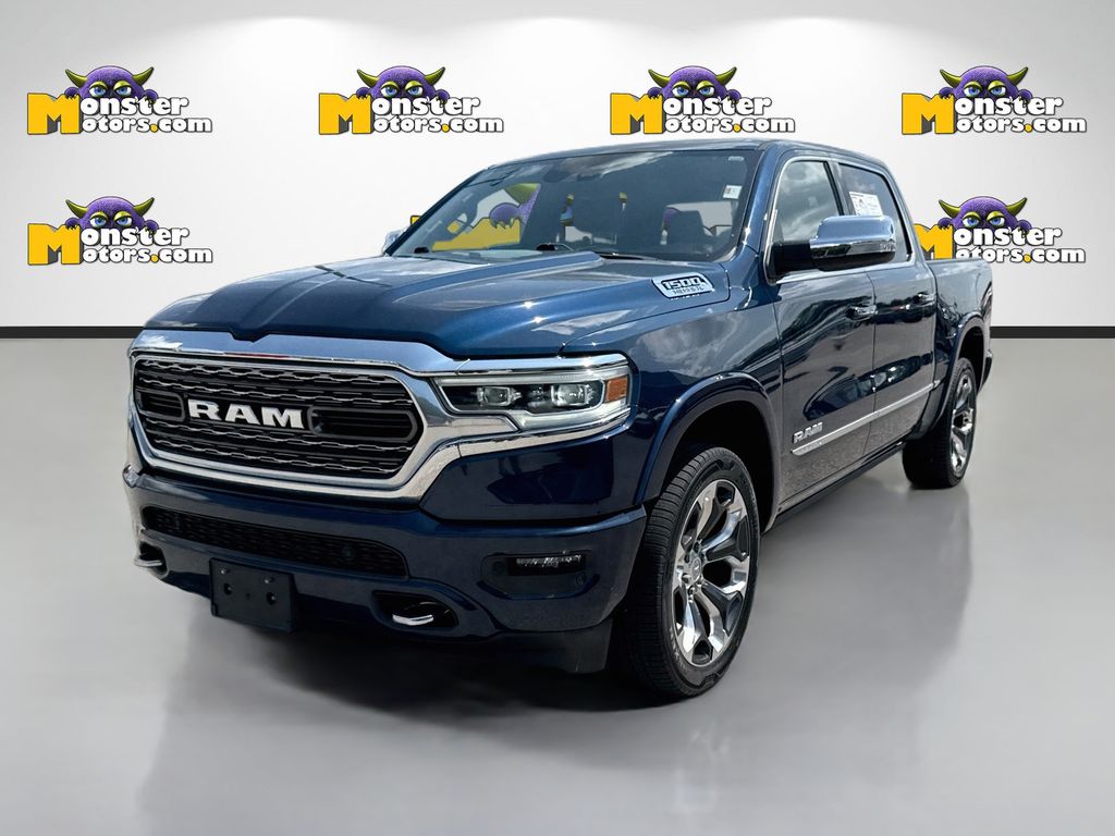Patriot Blue Pearlcoat 2022 RAM 1500 Pickup Truck Four-Wheel Drive 8-Speed Automatic