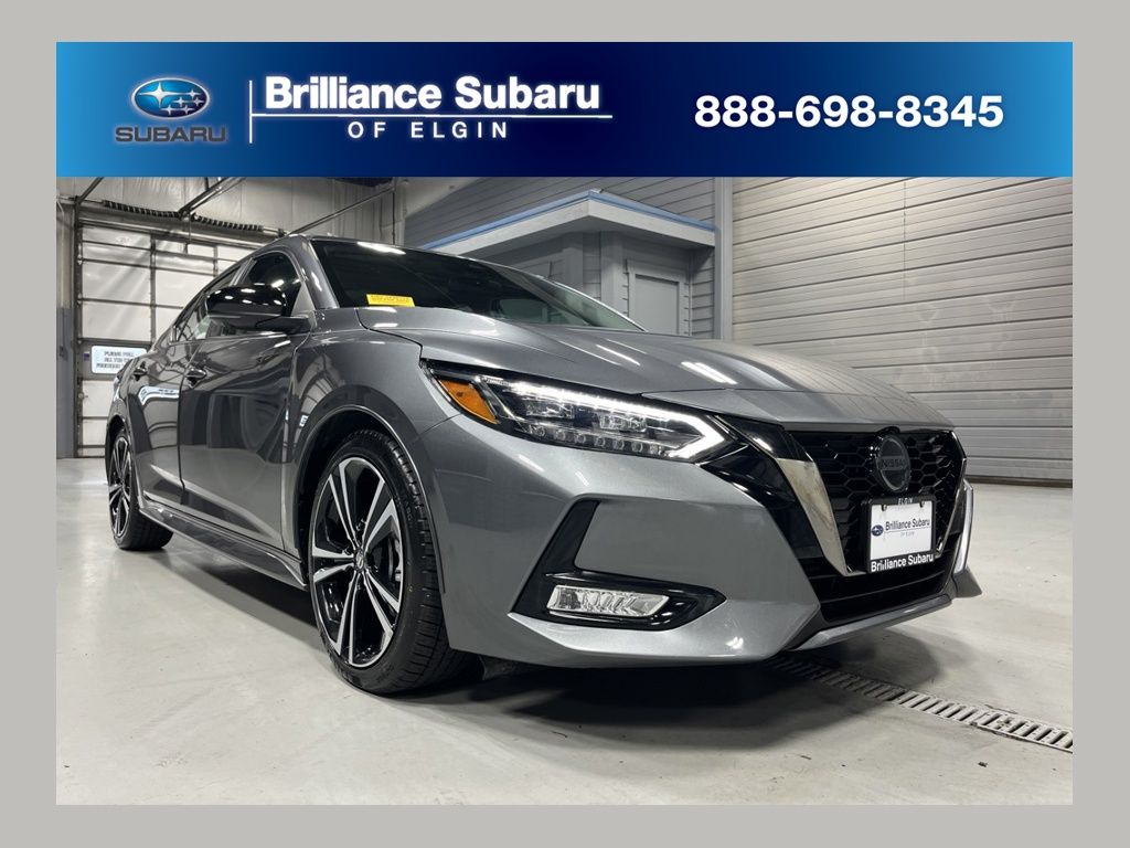 Gray (Gun Metallic) 2023 Nissan Sentra Sedan Front-Wheel Drive Continuously Variable Transmission