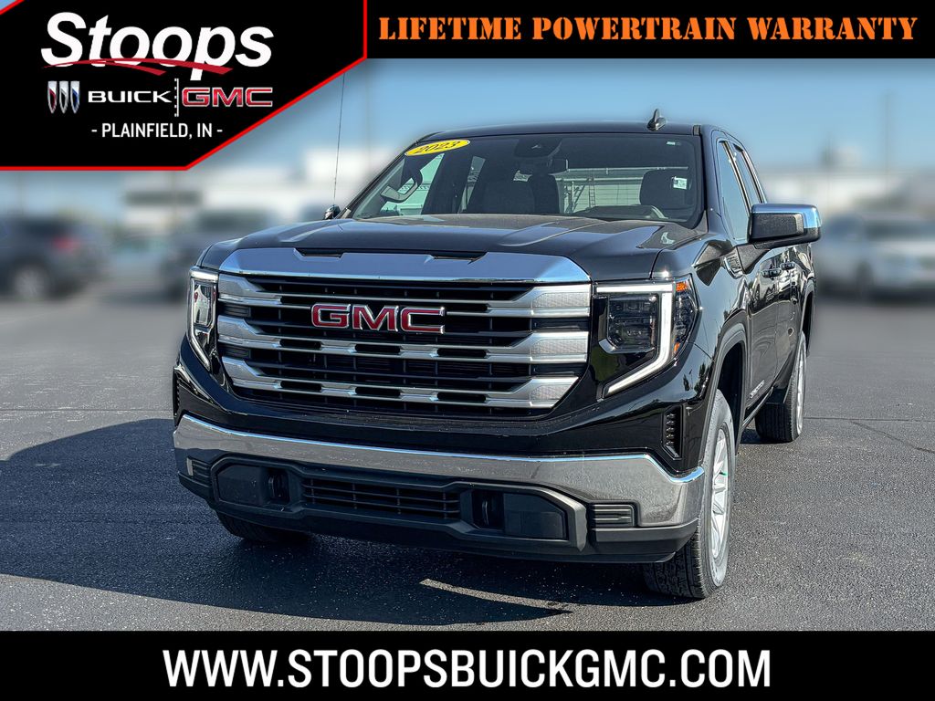 Onyx Black 2023 GMC Sierra 1500 Pickup Truck Four-Wheel Drive 8-Speed Automatic