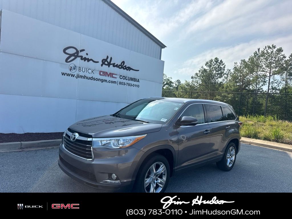 Predawn Gray Mica 2015 Toyota Highlander Limited SUV / Crossover Front-Wheel Drive 6-Speed Automatic Overdrive