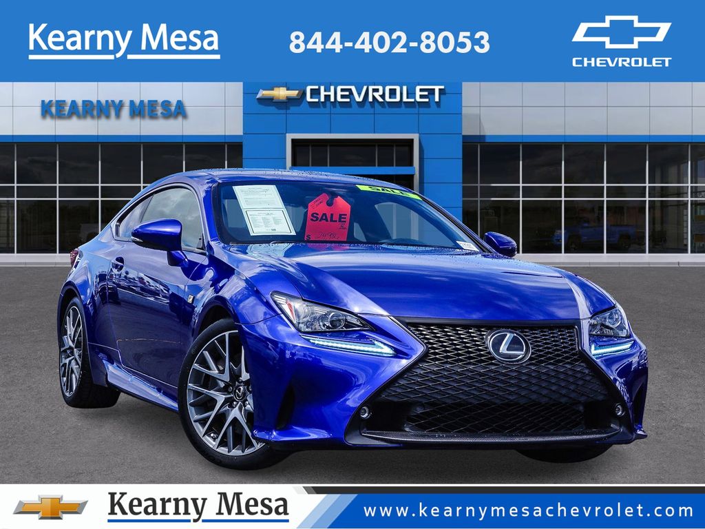Ultrasonic Blue Mica 2.0 2015 Lexus RC 350 RWD Coupe Rear-Wheel Drive 8-Speed Automatic