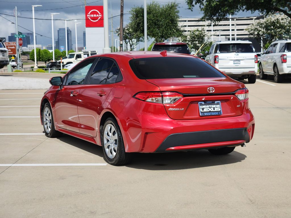 2020 Toyota Corolla LE Red at Community Toyota