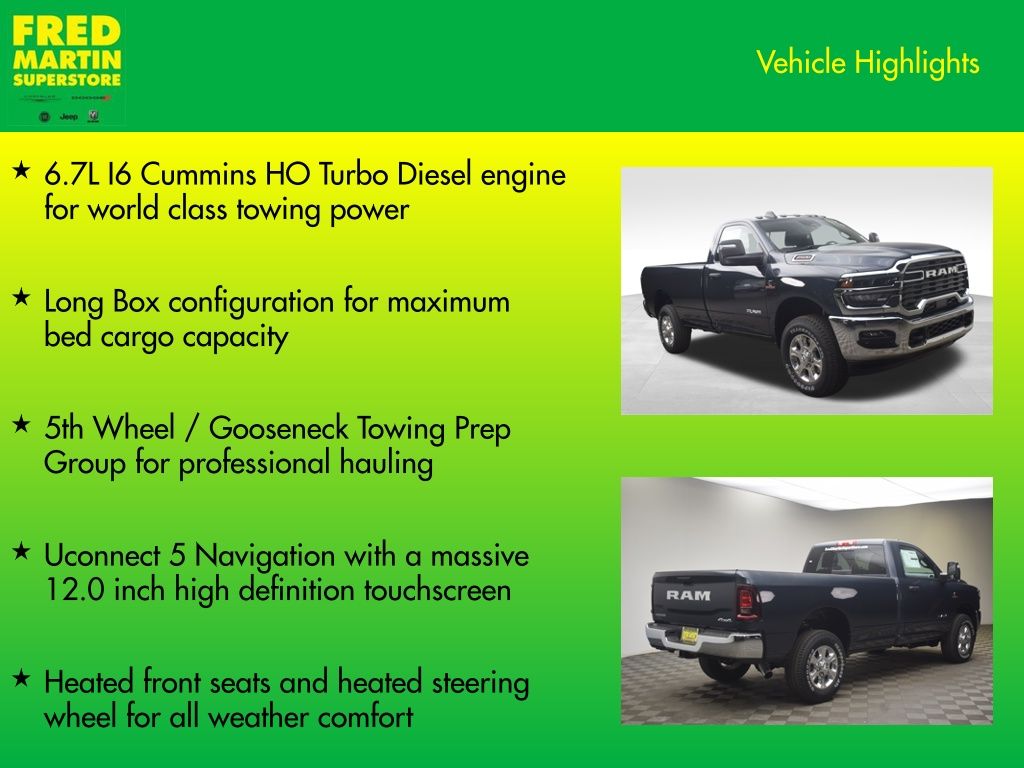 new 2026 Ram 2500 car, priced at $66,825