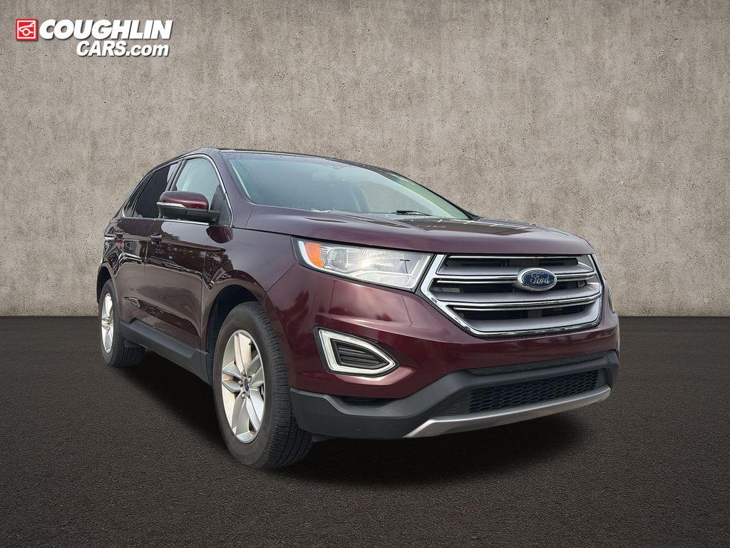 Red (Burgundy) 2017 Ford Edge SUV / Crossover Front-Wheel Drive 6-Speed Automatic