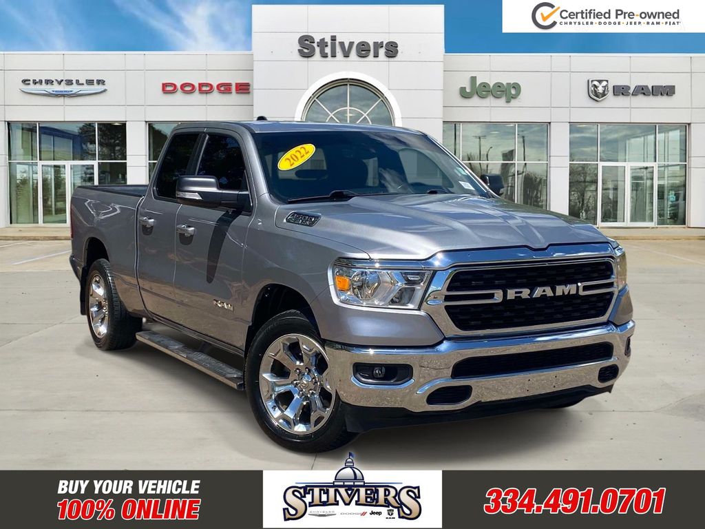 2022 RAM 1500 Plata (Billet Silver Metallic Clearcoat) Camioneta Todo terreno 8 velocidades Automática