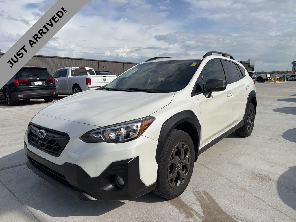 Crystal White Pearl 2021 Subaru Crosstrek Sport AWD SUV / Crossover All-Wheel Drive Continuously Variable Transmission
