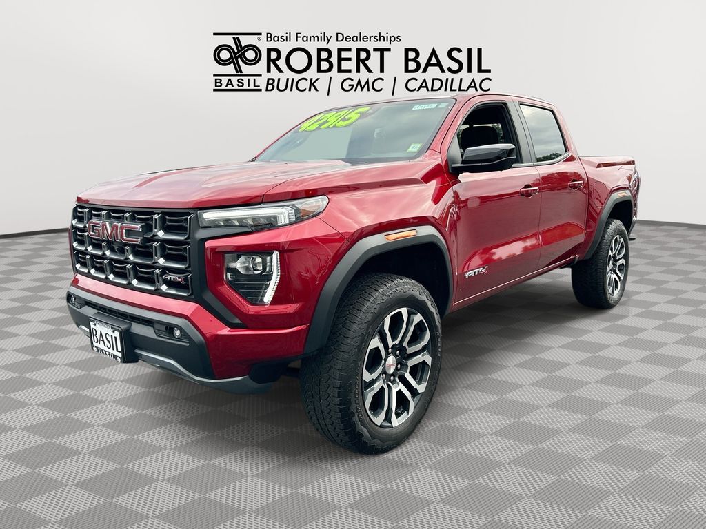Volcanic Red Tintcoat 2024 GMC Canyon Pickup Truck Four-Wheel Drive 8-Speed Automatic