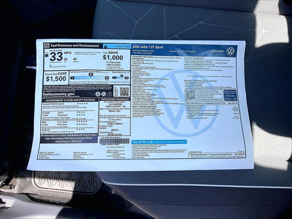 2026 Volkswagen Jetta — photo 17