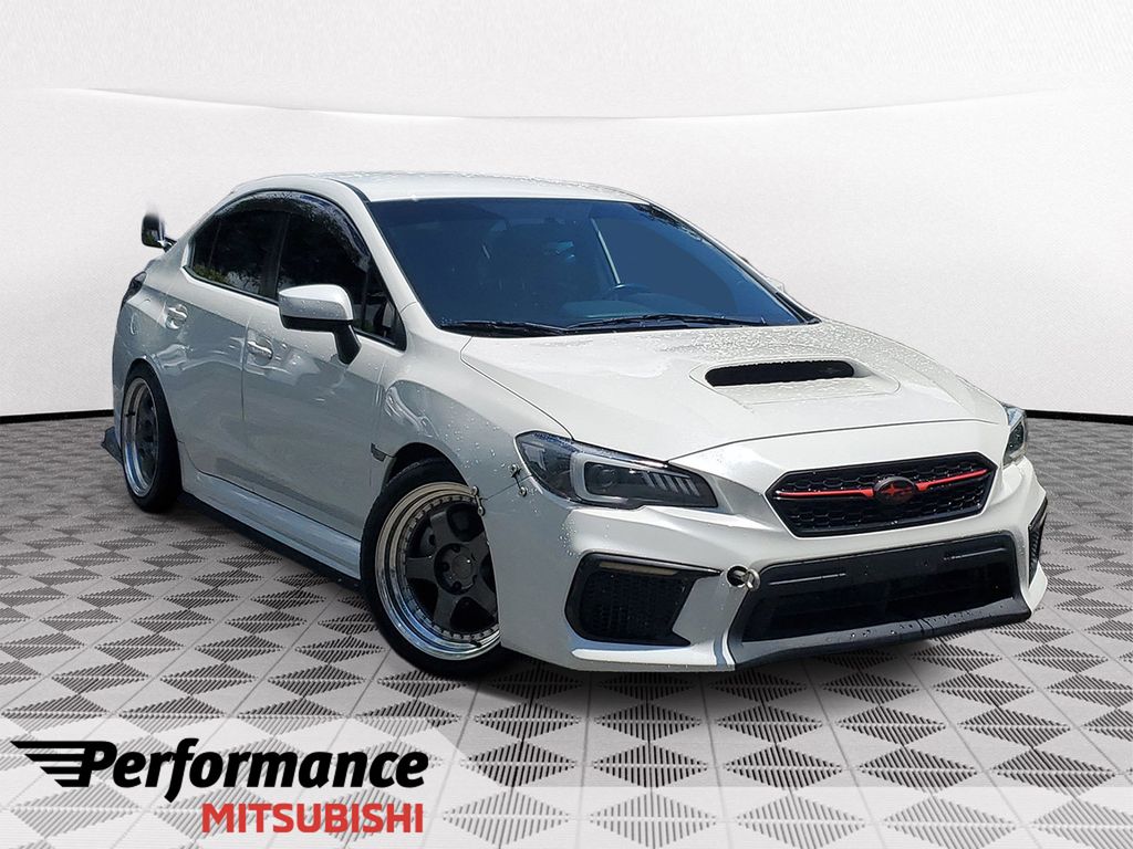 Crystal White Pearl 2020 Subaru WRX Sedan All-Wheel Drive 6-Speed Manual