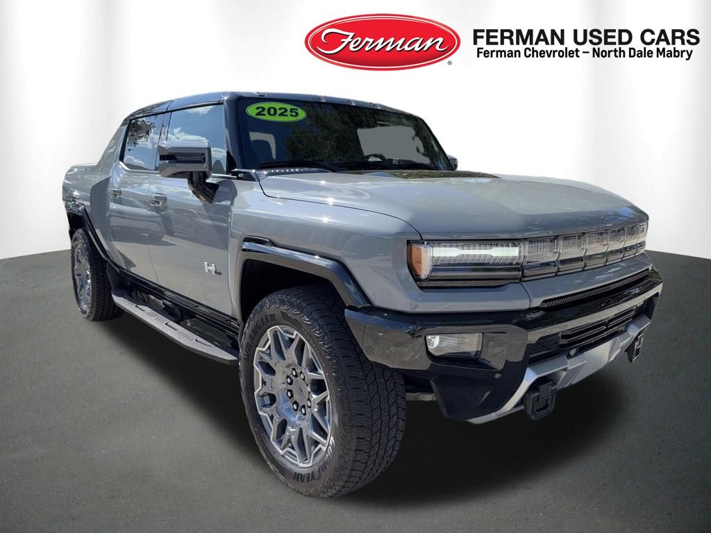 Meteorite Metallic 2025 GMC Hummer EV Pickup 3X Crew Cab AWD Pickup Truck All-Wheel Drive 1-Speed Automatic