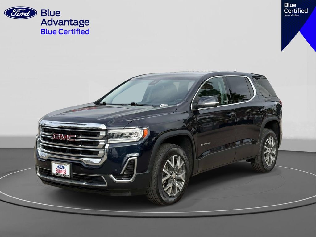Midnight Blue Metallic 2022 GMC Acadia SUV / Crossover Four-Wheel Drive 9-Speed Automatic