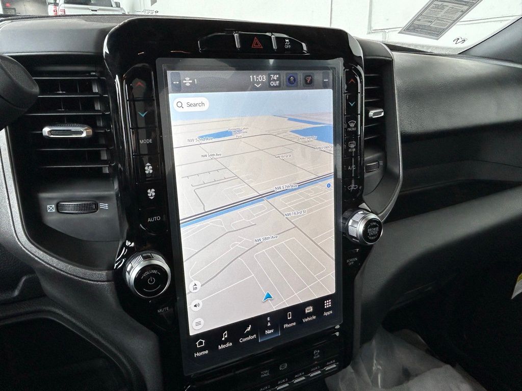 Used 2024 Diamond Black Crystal Pearlcoat Ram Tradesman image 10