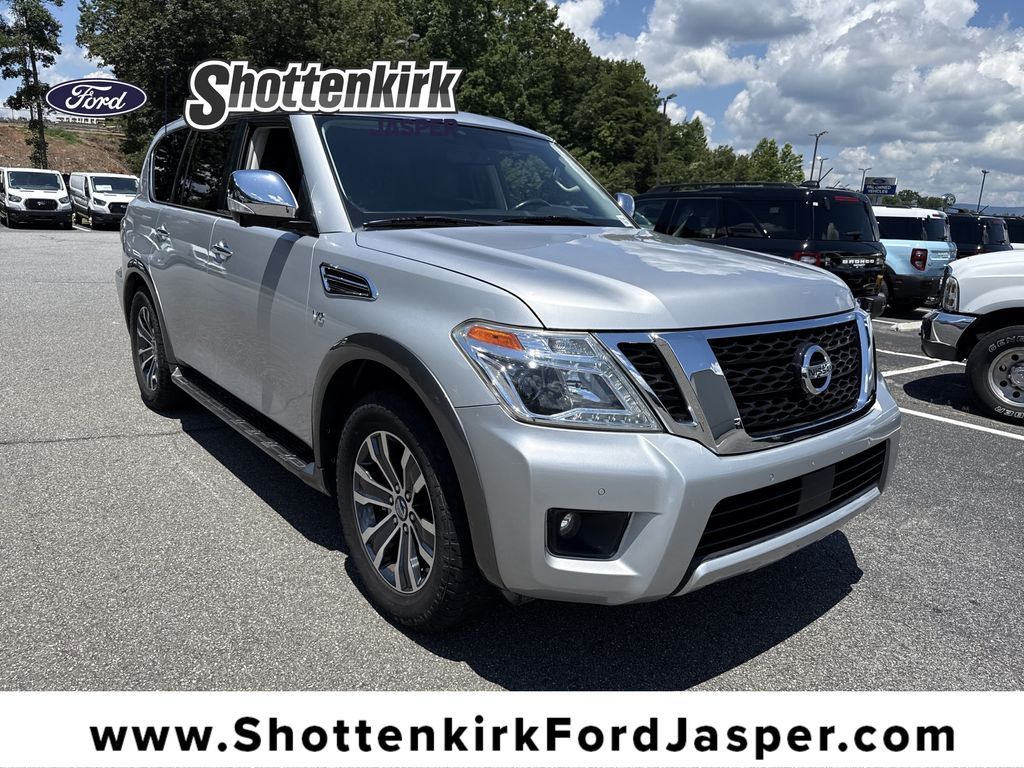 Brilliant Silver 2018 Nissan Armada SUV / Crossover Four-Wheel Drive 7-Speed Automatic