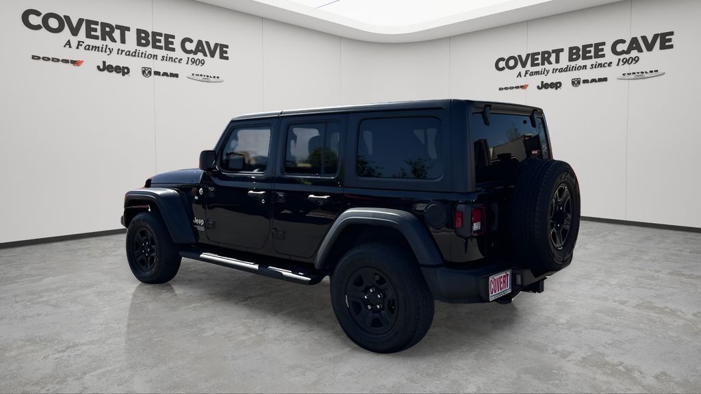 Used 2021 Black Jeep Unlimited Sport image 6