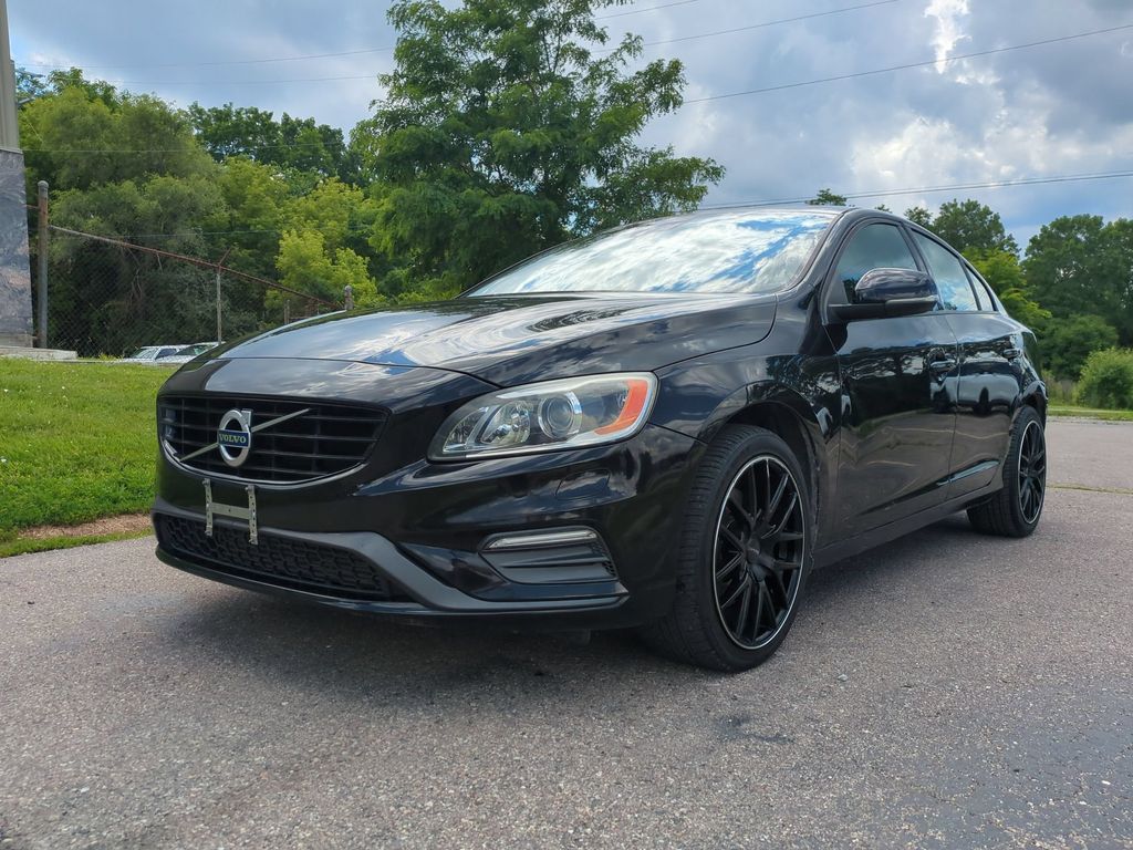 Onyx Black Metallic 2017 Volvo S60 Sedan All-Wheel Drive Automatic