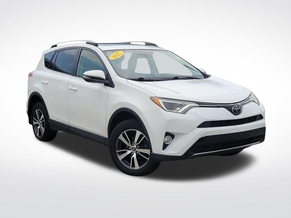 Super White 2017 Toyota RAV4 SUV / Crossover All-Wheel Drive 6-Speed Automatic