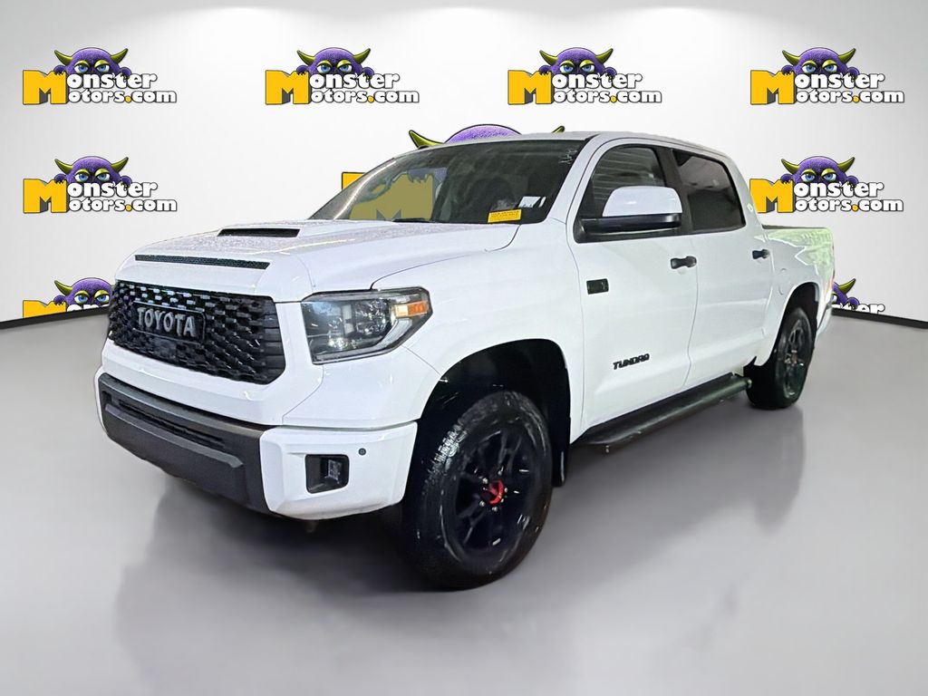 White 2019 Toyota Tundra Pickup Truck Four-Wheel Drive 6-Speed Automatic