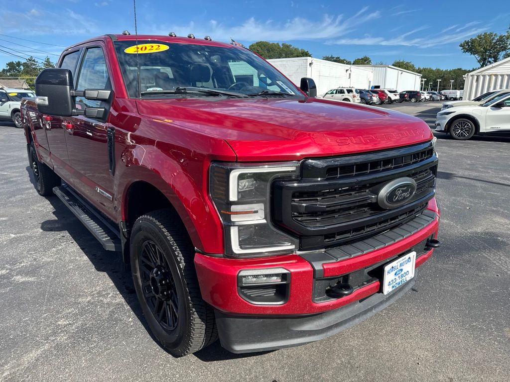 Red Metallic 2022 Ford F-350 Super Duty Pickup Truck Four-Wheel Drive Automatic
