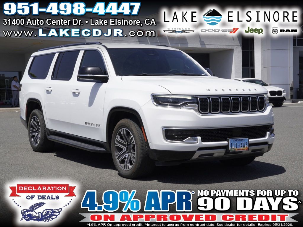 Bright White Clearcoat 2024 Jeep Wagoneer L Series II 4WD SUV / Crossover Four-Wheel Drive 8-Speed Automatic