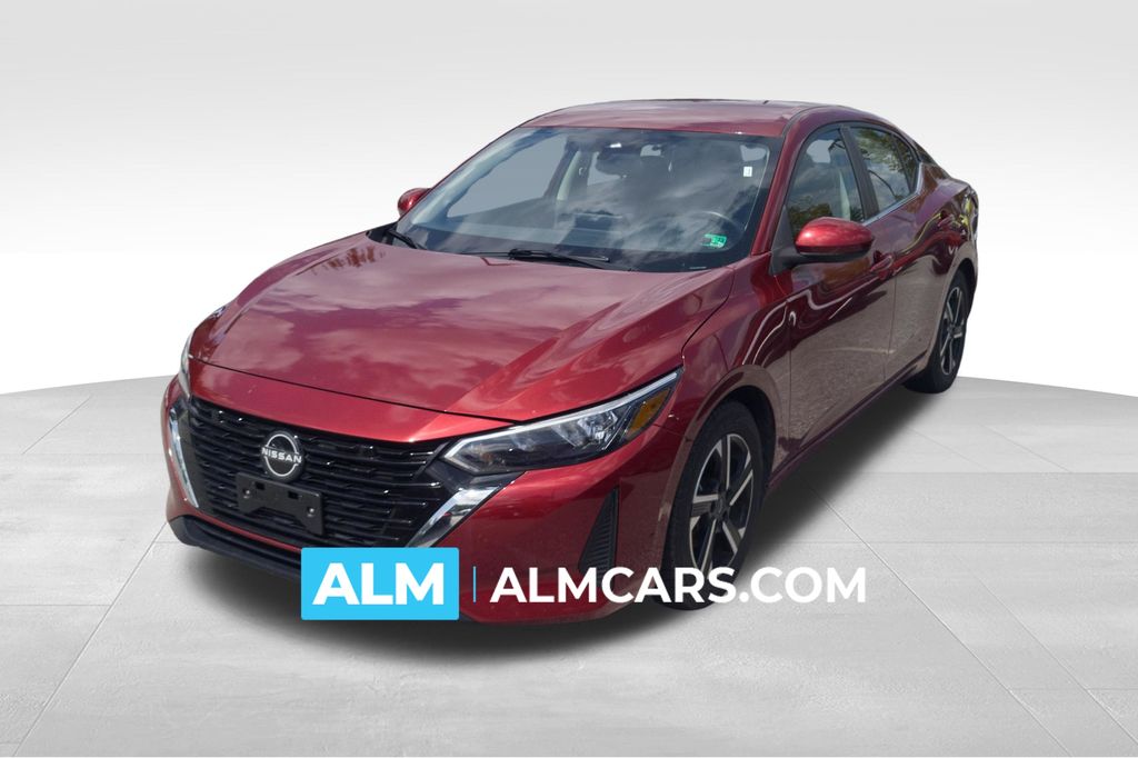 Red (Scarlet Ember Tintcoat) 2024 Nissan Sentra Sedan Front-Wheel Drive Continuously Variable Transmission