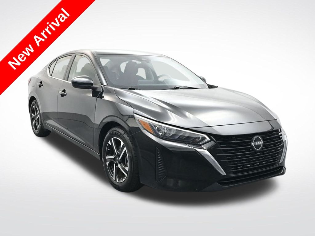 Super Black 2024 Nissan Sentra Sedan Front-Wheel Drive Continuously Variable Transmission