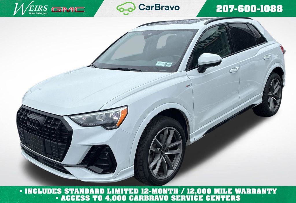 White 2022 Audi Q3 quattro Premium S Line 45 TFSI SUV / Crossover All-Wheel Drive 8-Speed Automatic