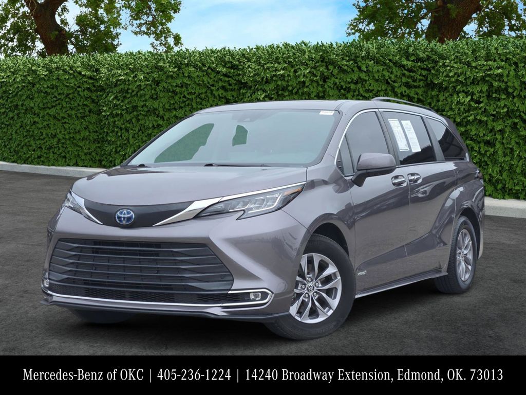 Predawn Gray Mica 2021 Toyota Sienna Minivan Continuously Variable Transmission