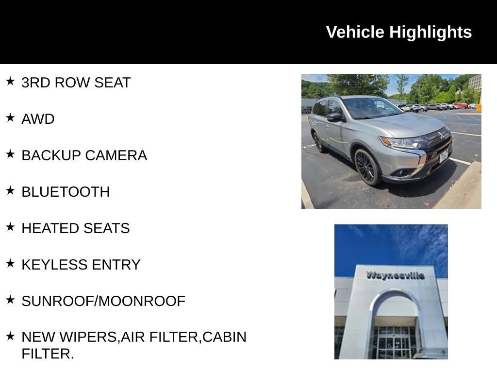 used 2020 Mitsubishi Outlander car, priced at $14,989