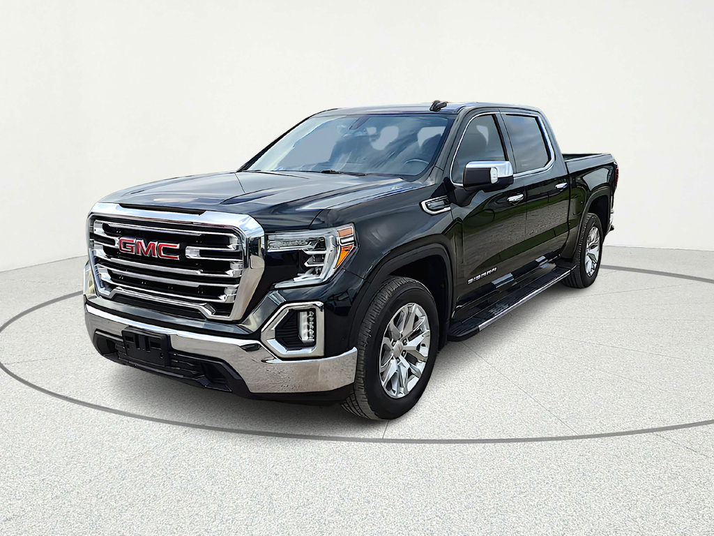 Onyx Black 2020 GMC Sierra 1500 SLT Crew Cab RWD Pickup Truck 4X2 8-Speed Automatic