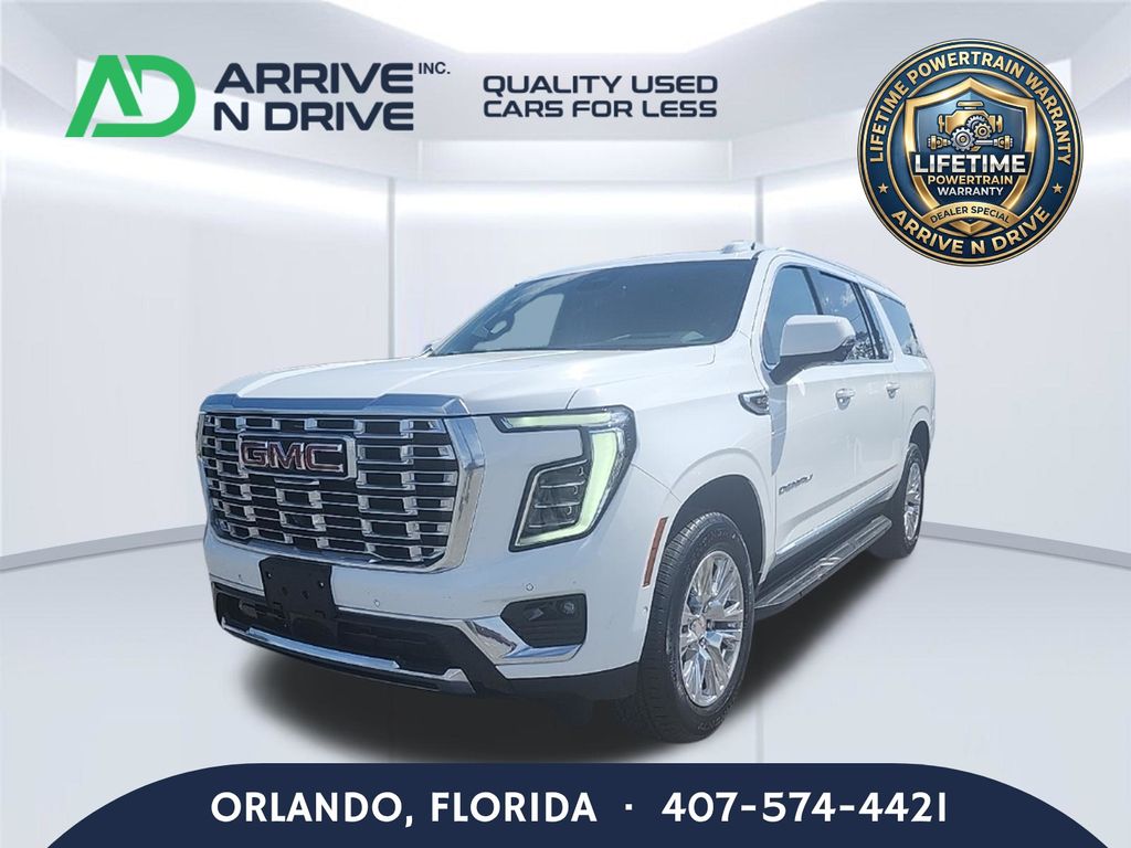 Summit White 2025 GMC Yukon XL SUV / Crossover Four-Wheel Drive 